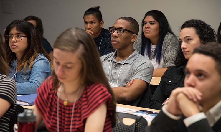 Image of students sitting in classroom