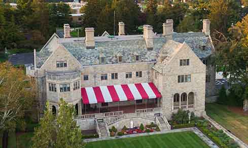 Aerial of Bellarmine Lawn