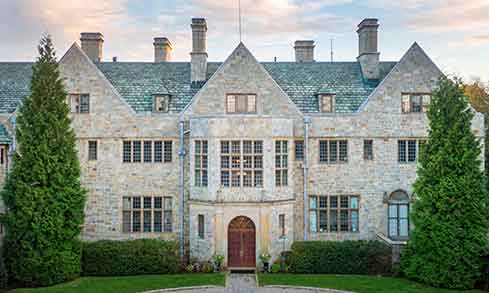 exterior of bellarmine hall