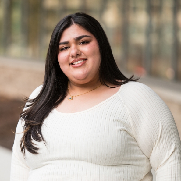 Student Donna Ismail posing for photo. 