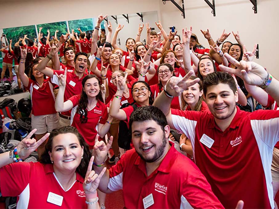 Image of students posing for picture