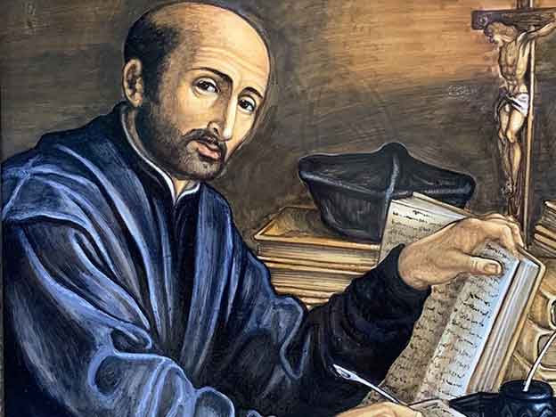 St Ignatius painting