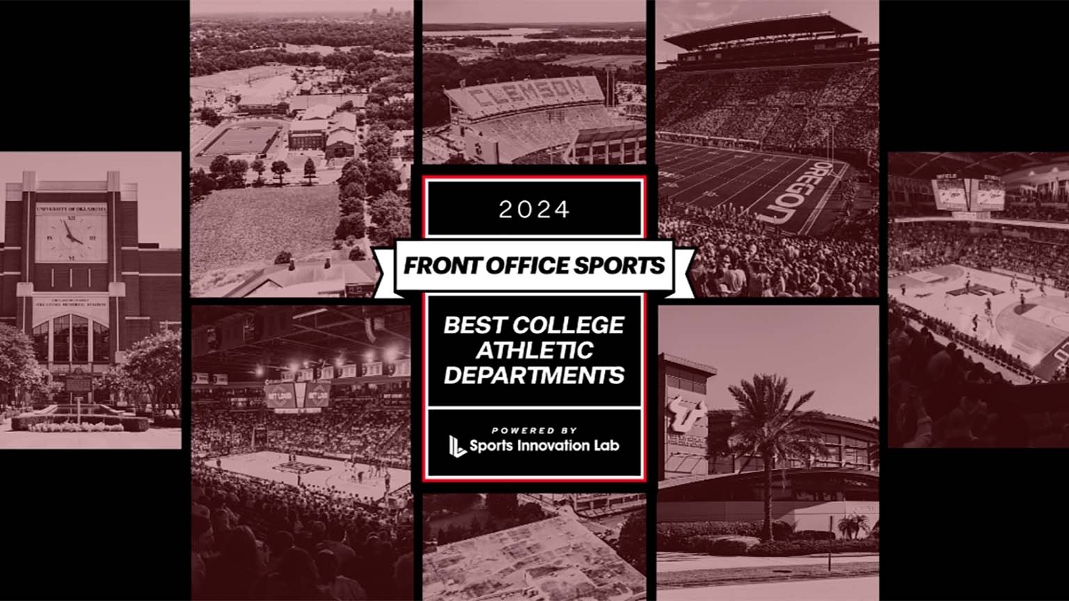 Image of 2024 Front Office Sports Best College Banner