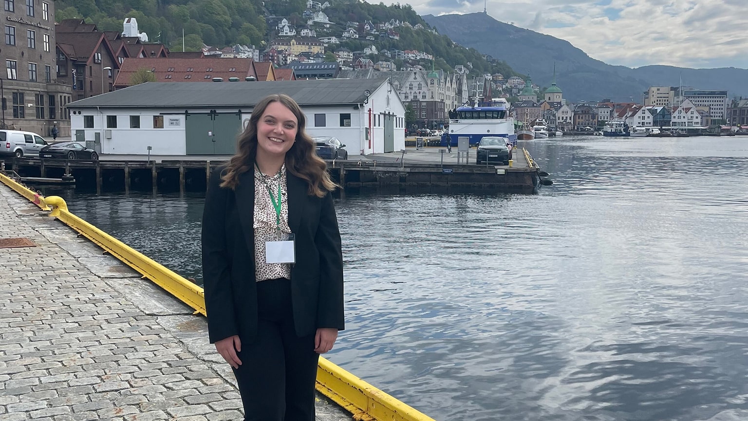 Madeline Kitlas '24 at the Organization for the Study of Sex Differences Conference in Norway in May.