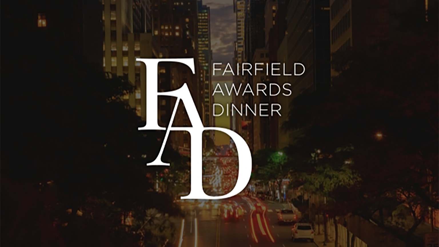 Image of the Fairfield Awards Dinner banner