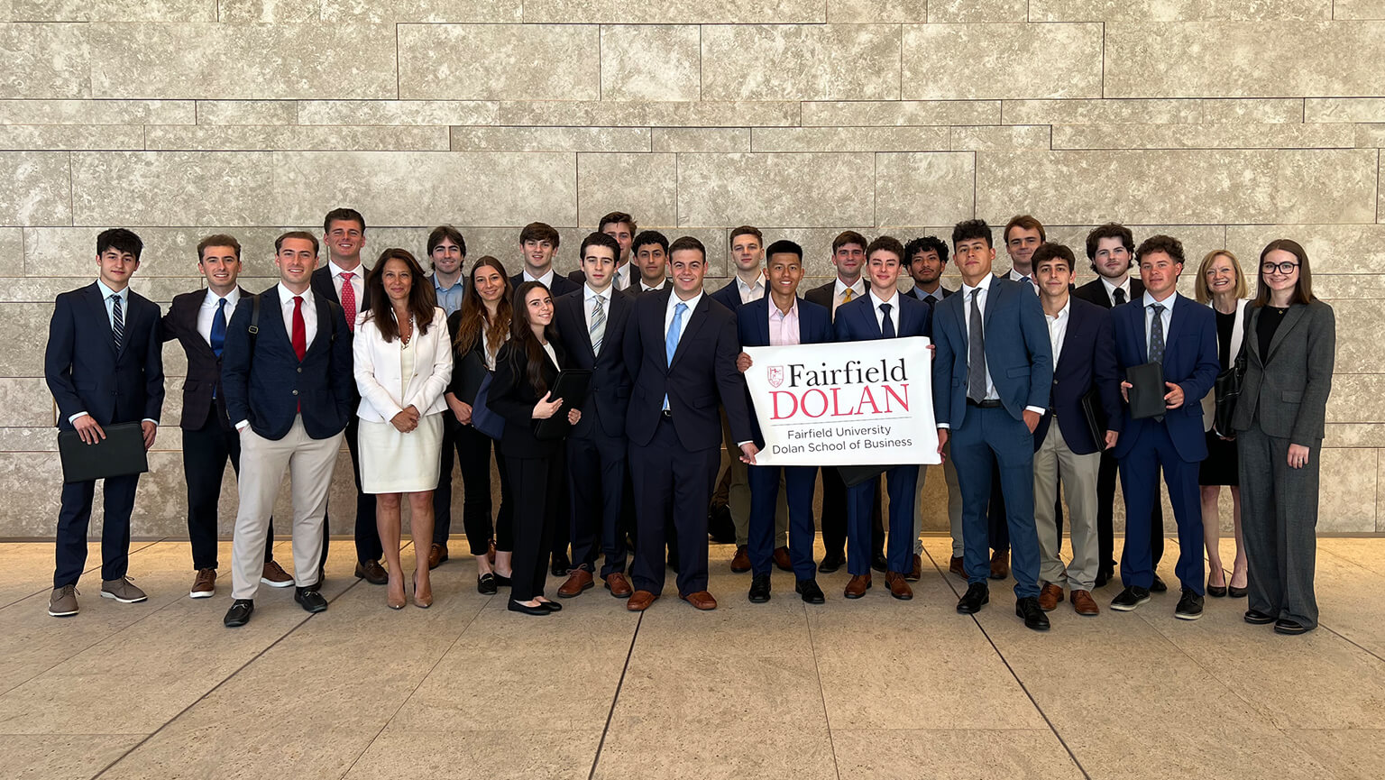 Fairfield Dolan Students Visit Bank of America HQ | Fairfield University Fairfield Dolan Students Visit Bank of America HQ | Fairfield University
