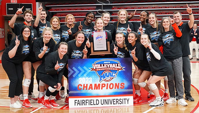 The Stags defeated Quinnipiac, 3-1, to win the MAAC Championship.