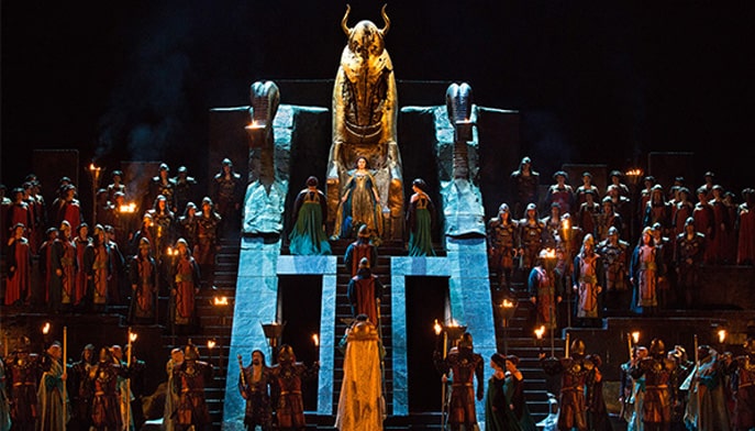 A Quick Center screening of Verdi's opera, a scene from the opera Nabucco.