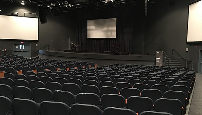 Image of empty theatre seats