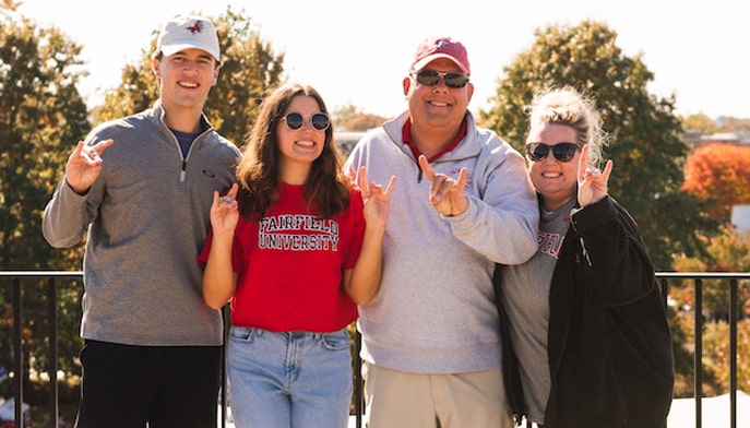 Fairfield University parents and students