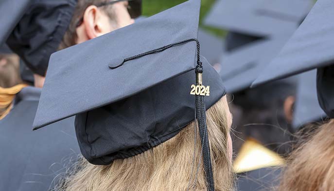 Image of students at graduation ceremony