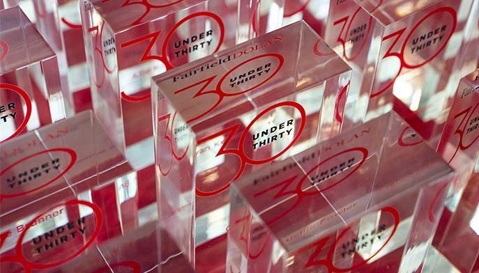 Image of the Dolan awards trophies