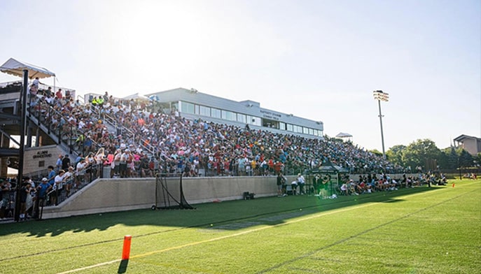 Lacrosse stadium crowd