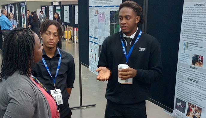 Students from Central High School presented the summer research they conducted with John Drazan, PhD.