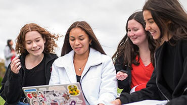 Women, Gender, and Sexuality Studies students collaborating. 