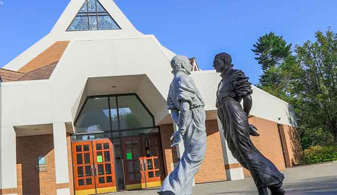 Egan chapel of St. Ignatius Loyola exterior phtoto