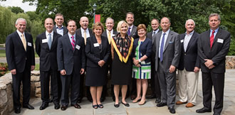 A group photo of the business advisory board in 2016.