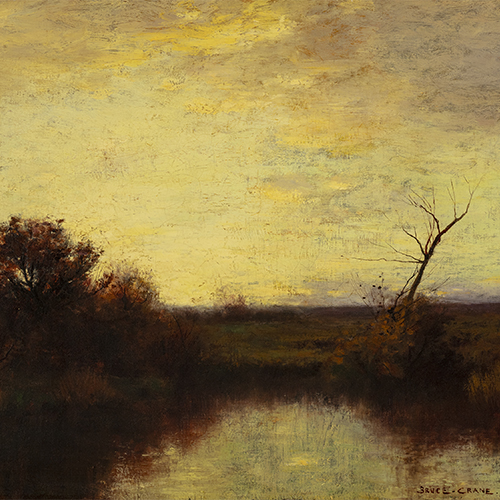 Bruce Crane, Sunset, n.d., oil on canvas. Private Collection, Connecticut